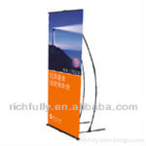 Popular outdoor Banner stand L Banner, outdoor advertising equipment